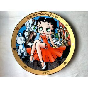 Vtg Betty Boop Evening Glamour Danbury Mint Collectible Plate